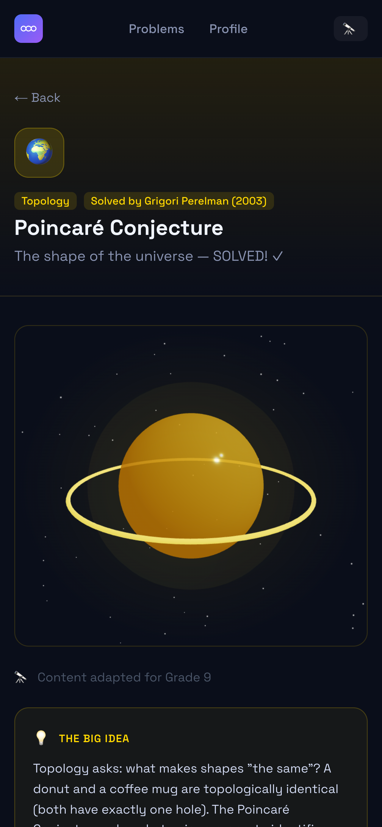 Millennium Problems screenshot 2